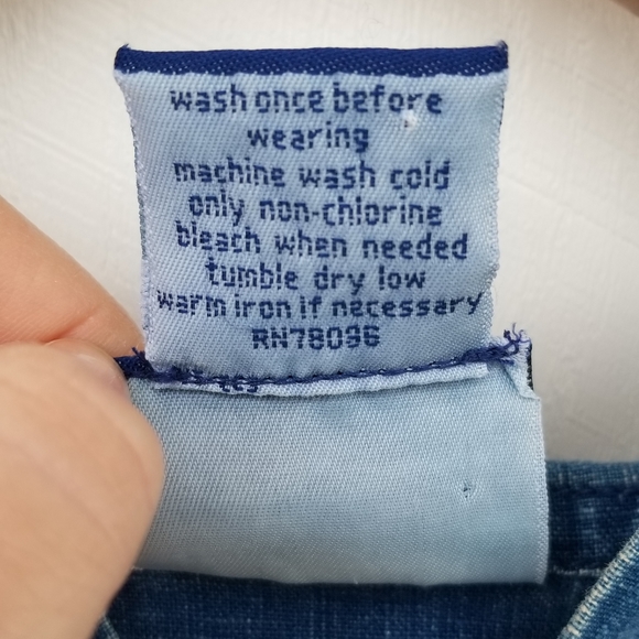 Venezia Jeans Jeans Hooded Jacket Dark Wash - Picture 6 of 8